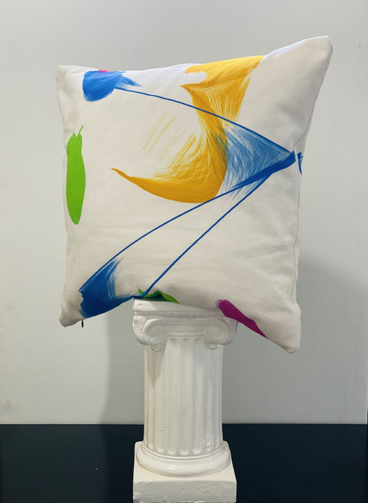 Matte Square Line Pillow Cover