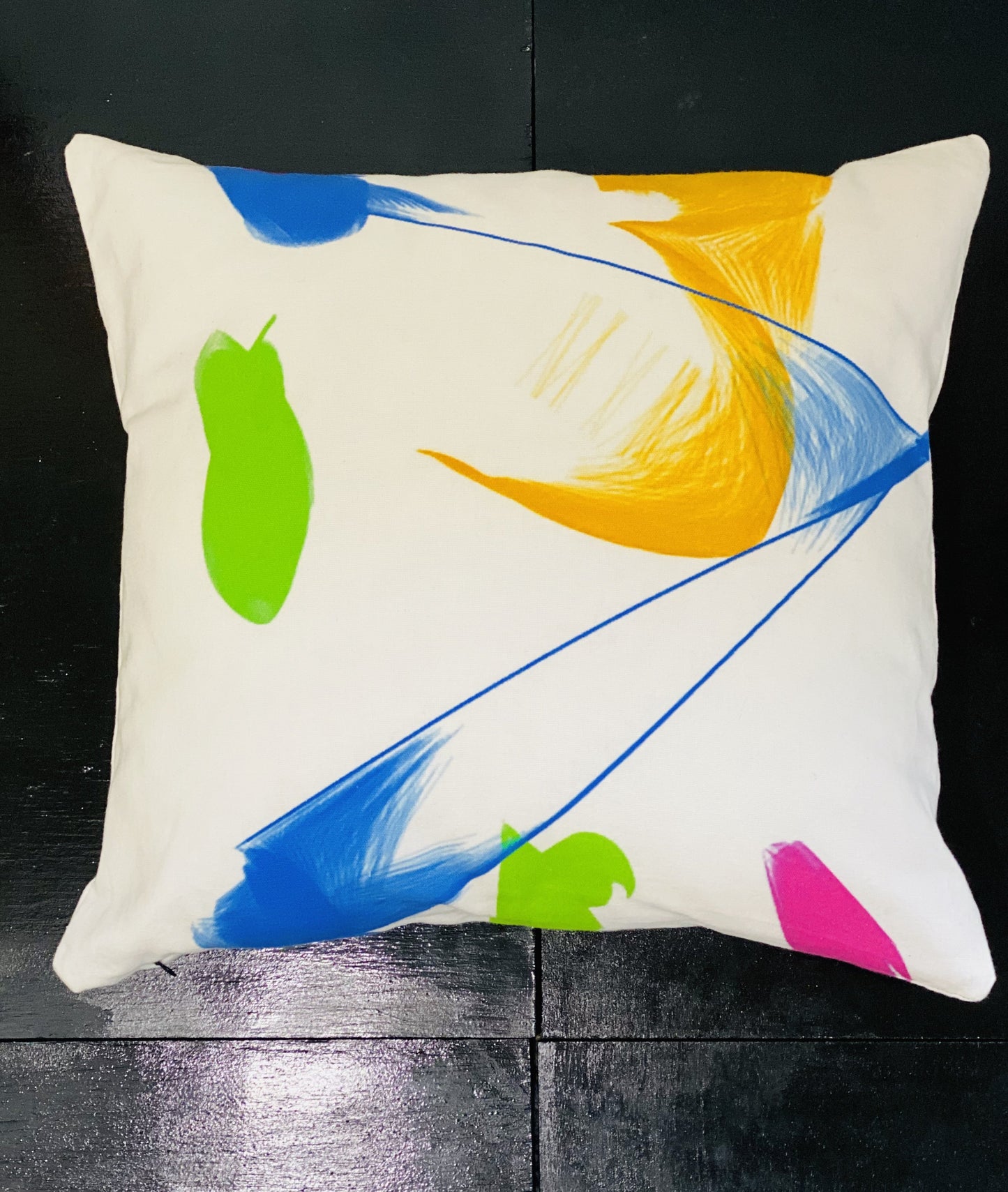 Matte Square Line Pillow Cover