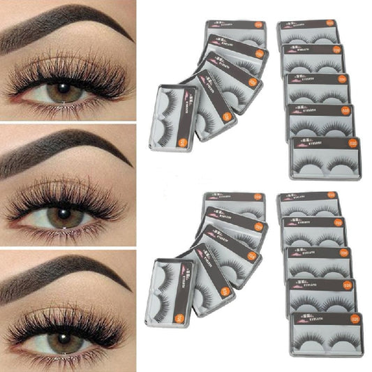 Single Pair of Natural Thick Eyelashes