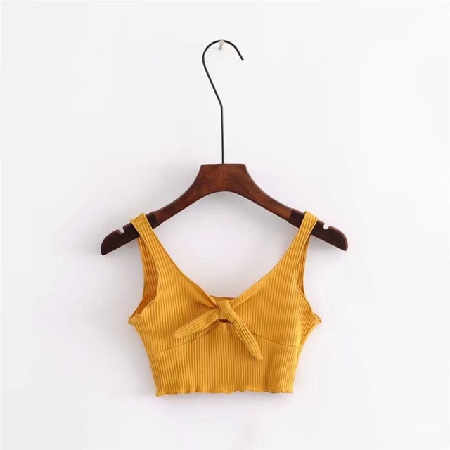 Strap Wild Vest Sexy Ruffles Top