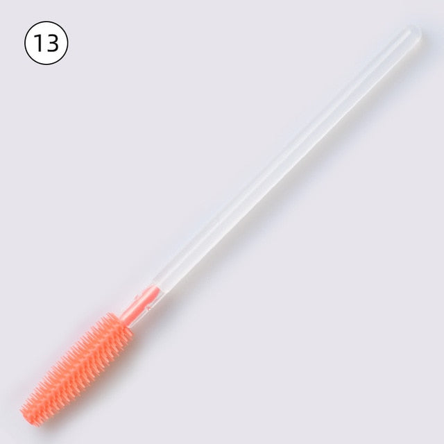 50pcs Disposable Silicone Gel Eyelash Brush