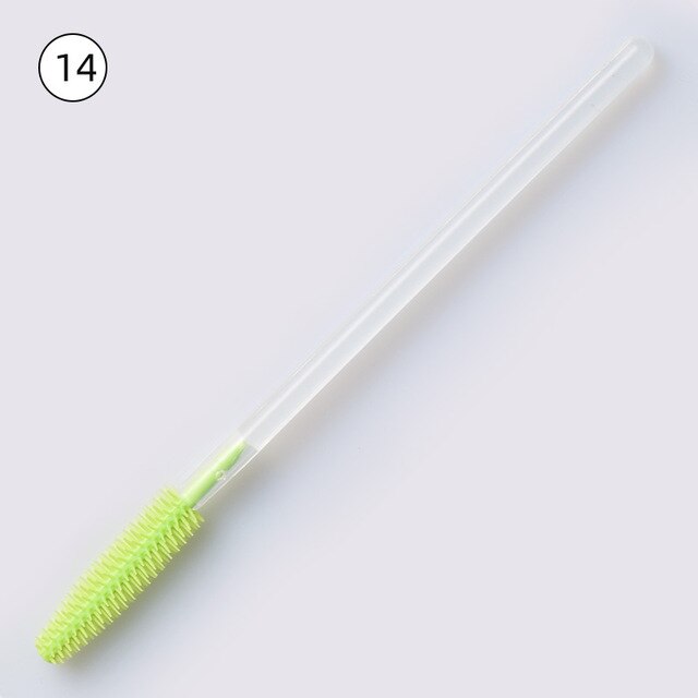 50pcs Disposable Silicone Gel Eyelash Brush