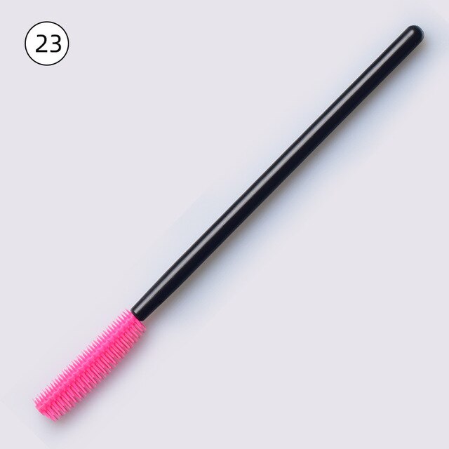 50pcs Disposable Silicone Gel Eyelash Brush