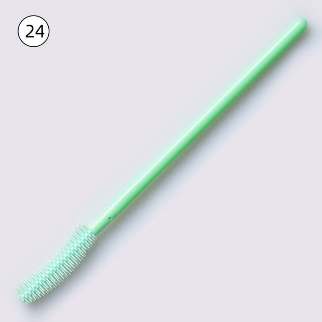 50pcs Disposable Silicone Gel Eyelash Brush