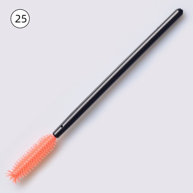 50pcs Disposable Silicone Gel Eyelash Brush
