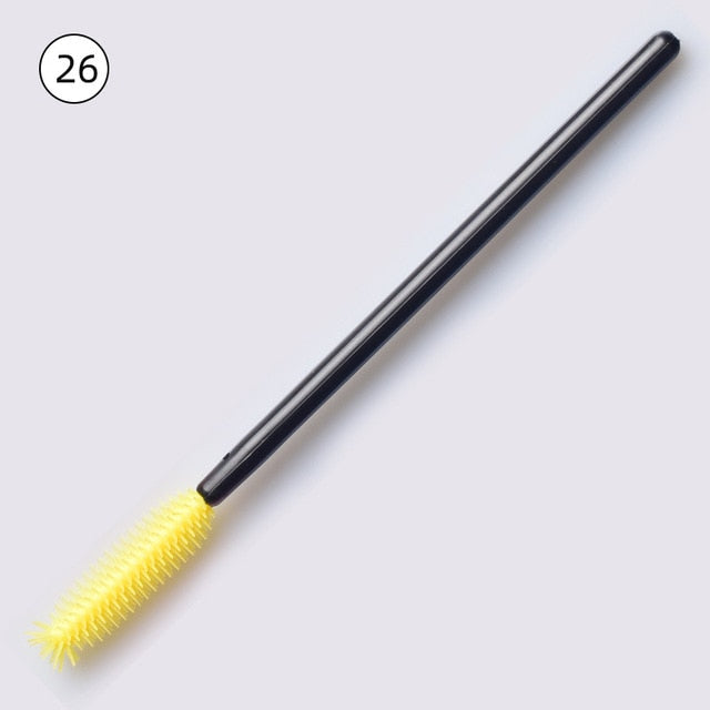 50pcs Disposable Silicone Gel Eyelash Brush