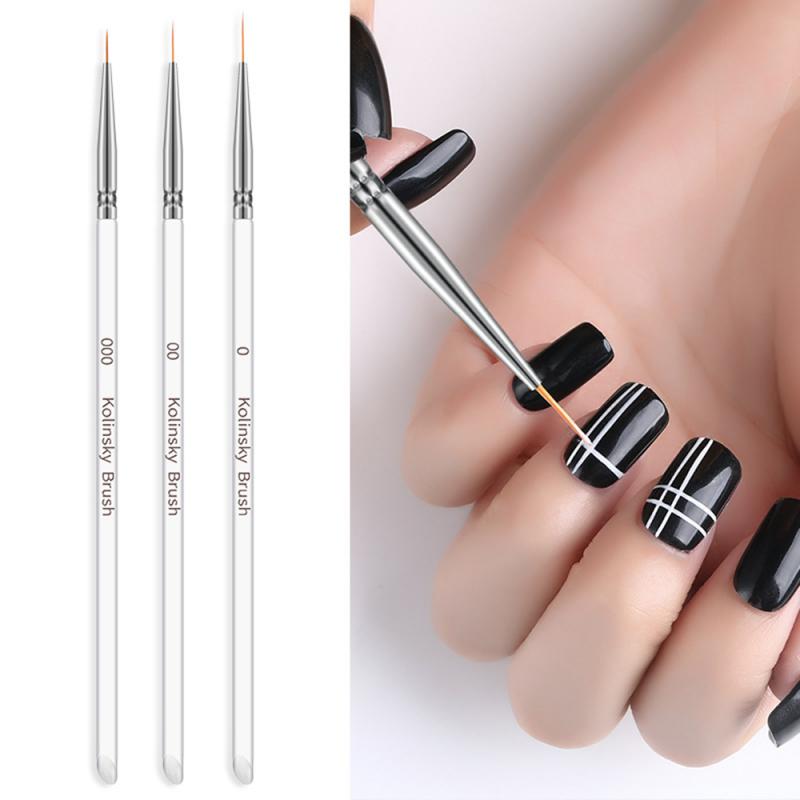3Pcs/Set Nail Art Drawing Pen