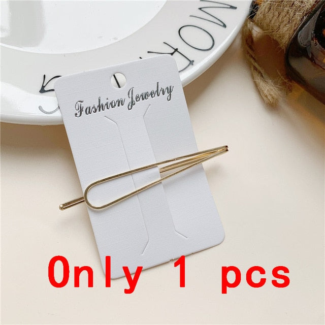 3Pcs/Set Pearl Metal Hair Clip Hairband