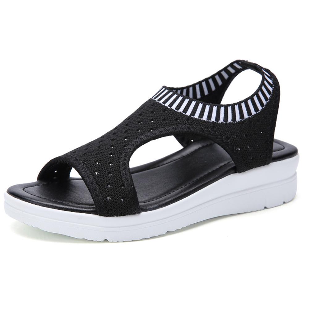Summer Slip-on Flat Ladies Sandals