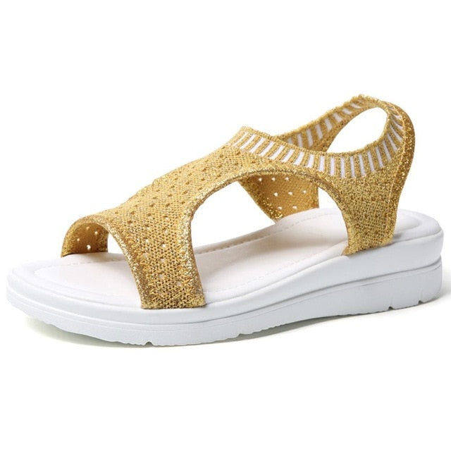 Summer Slip-on Flat Ladies Sandals