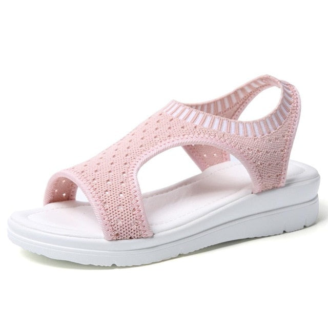 Summer Slip-on Flat Ladies Sandals