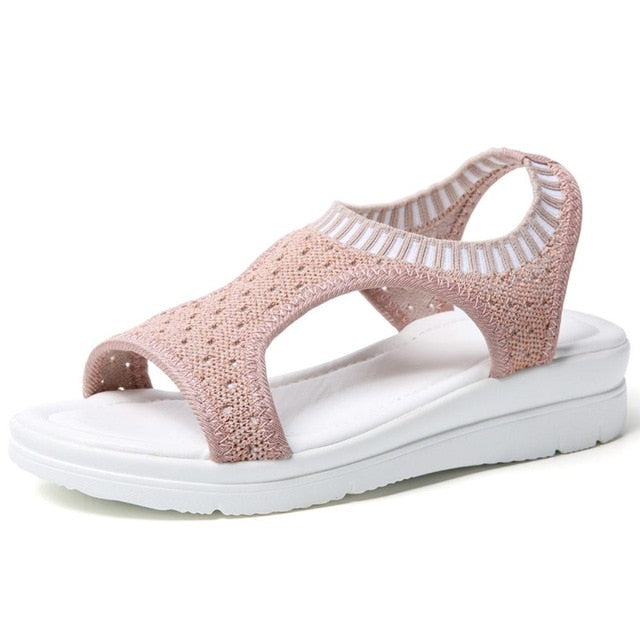 Summer Slip-on Flat Ladies Sandals