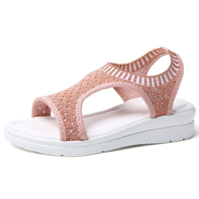 Summer Slip-on Flat Ladies Sandals