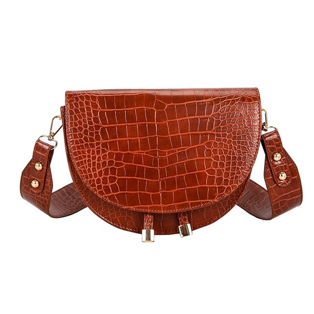 Luxury Crocodile Pattern Crossbody Bags