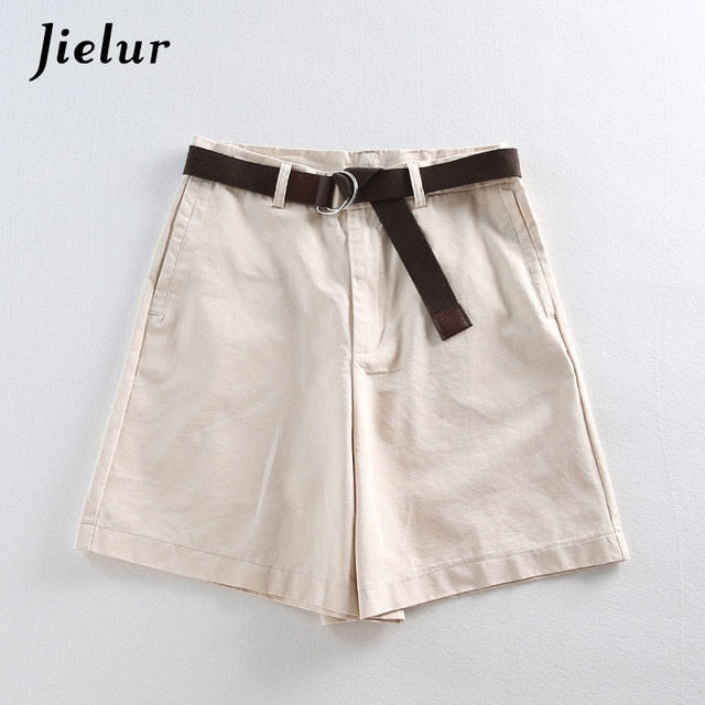 Women A-line High Waist Slim Short