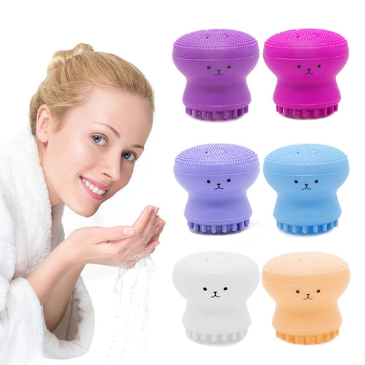 Silicone Facial Beauty Washing Pad Brush