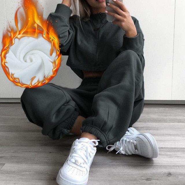 Women Plus Size High Waist Pants