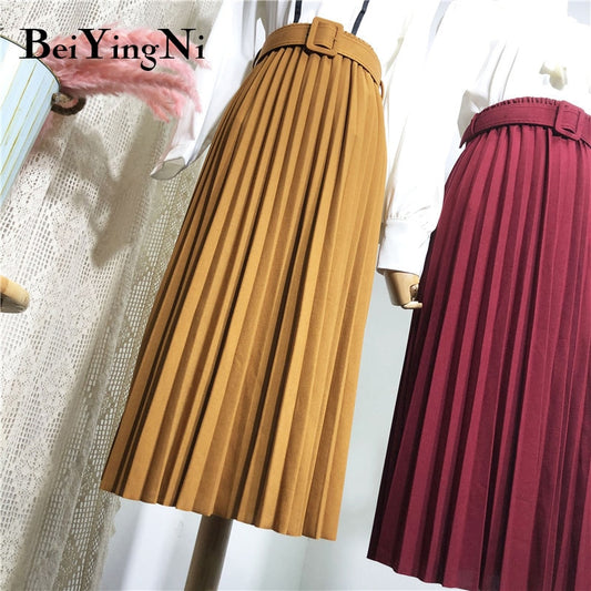 Casual High Waist Women Skirt