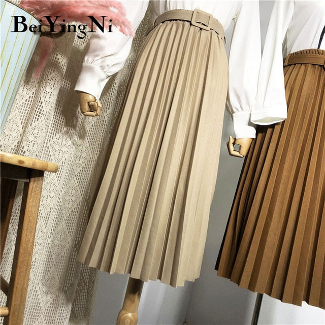 Casual High Waist Women Skirt