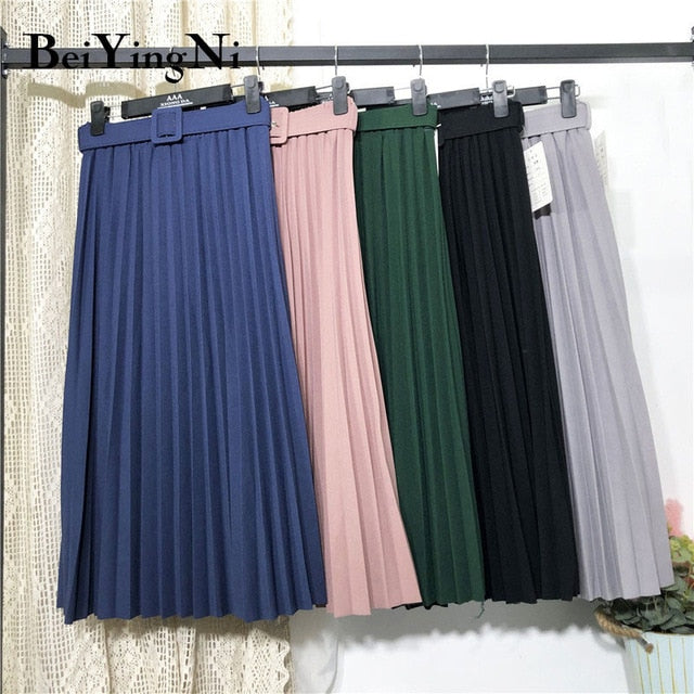 Casual High Waist Women Skirt