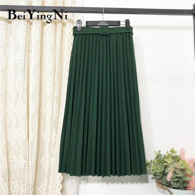 Casual High Waist Women Skirt