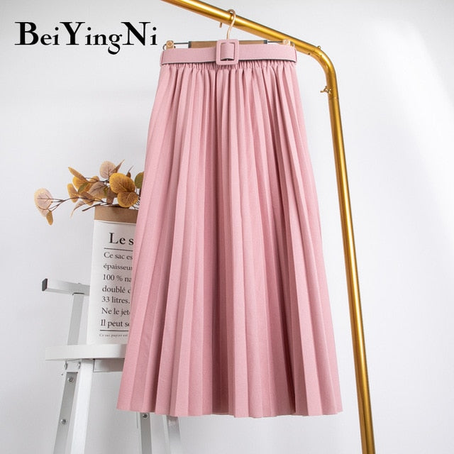 Casual High Waist Women Skirt