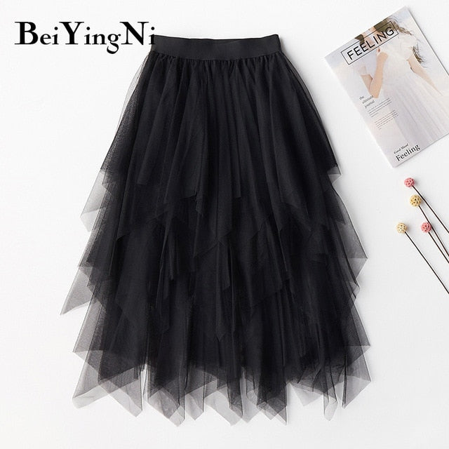 Casual High Waist Women Skirt