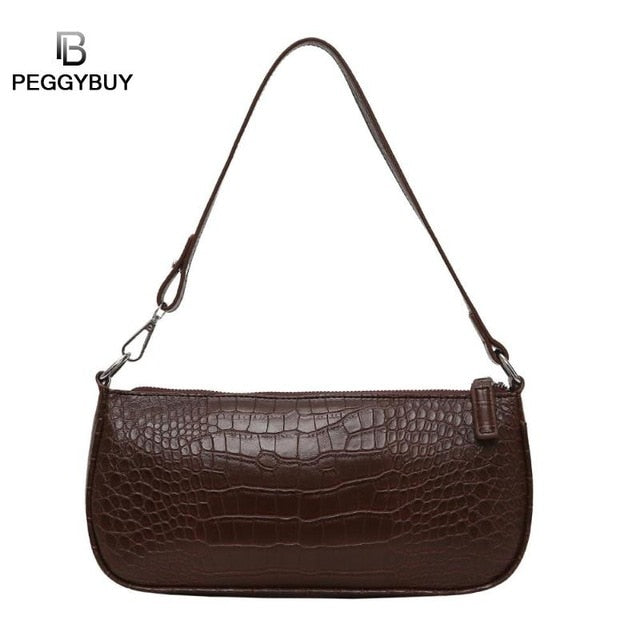 Alligator Pattern Women Messenger Handbags
