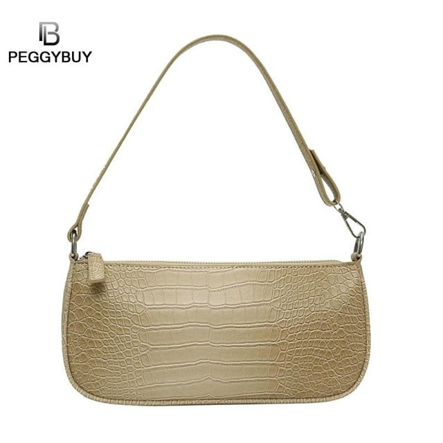 Alligator Pattern Women Messenger Handbags