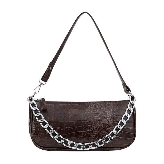 Alligator Pattern Women Messenger Handbags