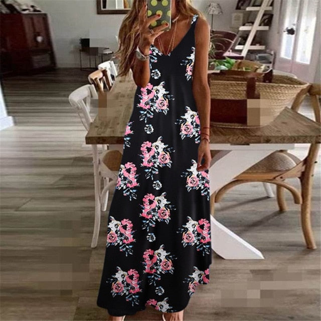 Women Casual Sleeveless Dress