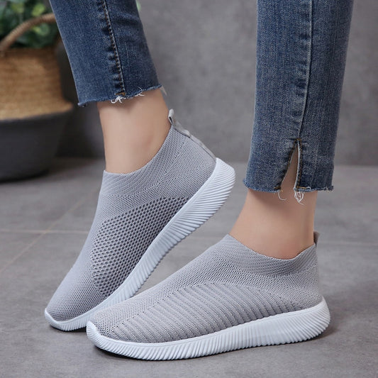 Breathable Mesh Platform Sneakers