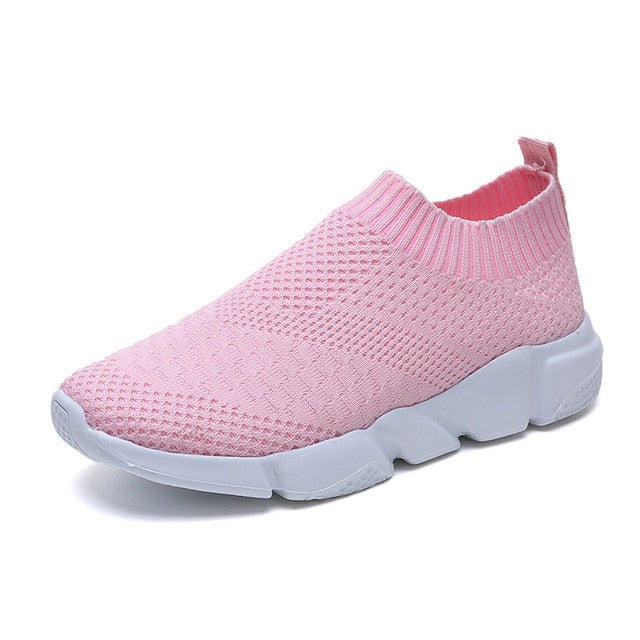 Breathable Mesh Platform Sneakers