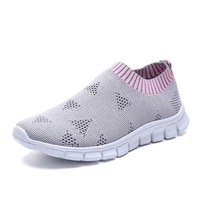 Breathable Mesh Platform Sneakers