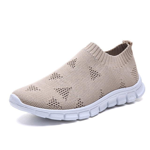 Breathable Mesh Platform Sneakers