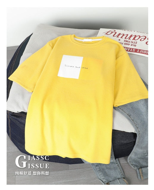 Fashion Cartton Print Casual Women T-Shirt