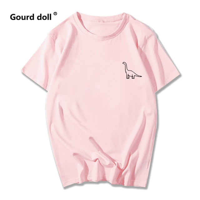 Small dinosaur print women T shirt